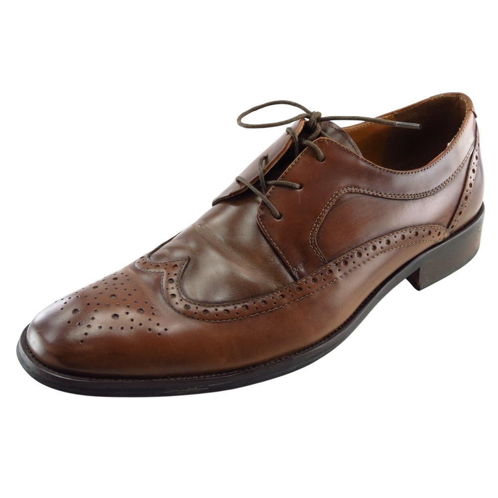 Aldo Shoes Size 11 M Brown Wingtip Oxfords Leather Men